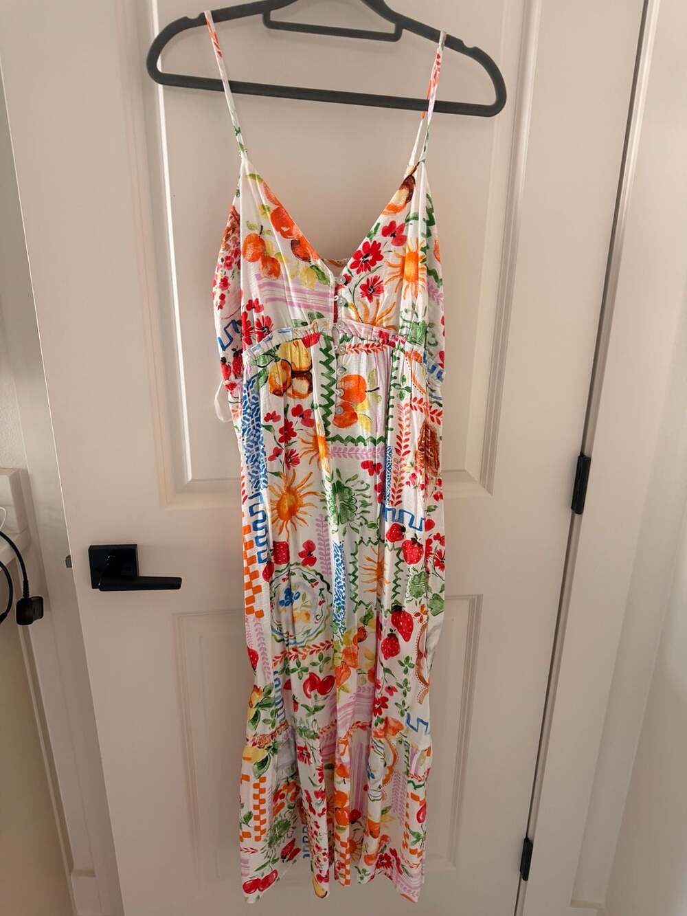 Fruit Patches Maxi Dress